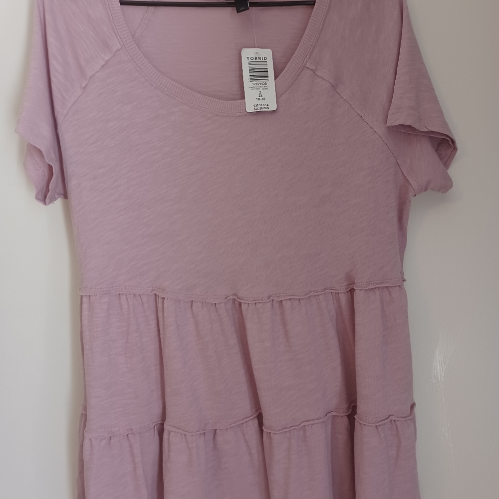 NWT Torrie Tiered Shirt
